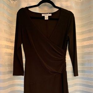 Evan Picone Brown Stretchy Dress